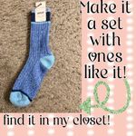 American Eagle  Outfitters AE Green Raccoon Fair Isle Super Soft Crew Socks NWT Photo 10