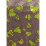 No Boundaries NEW  Lavender Purple Lime Green Heart Print Sequin Zip Tank Top S Photo 2