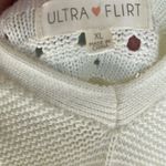 Ultra Flirt  Ivory Knit Top Photo 1