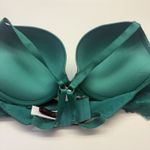 City Chic  Allure Push Up Satin Padded‎ Underwire Boudoir Sexy Bra Size 42C Green Photo 8