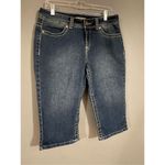 Nine West Vintage America Medium Wash Capri Pants Size 8/29 Blue Photo 2