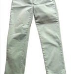 Soft Surroundings Soft‎ Surroundings large straight leg Mint green denim Photo 0