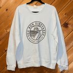 Fox Run Vineyards Finger Lakes NY baby blue crewneck sweatshirt Size L Photo 0