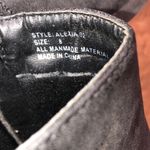 Twisted  size 8 Alexia black buckle ankle booties Photo 8