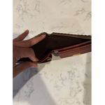 Vintage Zippered Wallet with Studded Saddle Design unisex western NFR horse Brown Photo 5