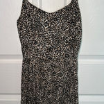 Old Navy Animal Print Cami Mini Dress XS Smocked Bodice Spaghetti Straps Photo 0