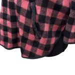 Woolrich Wool Buffalo Check Plaid Pullover Hooded Poncho USA Made Women's Medium Photo 2