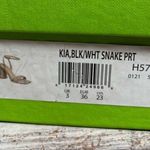 Sam Edelman New  KIA BLOCK HEEL SANDAL Shoes 6 Roccia Mamba Snake Photo 5