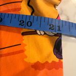 Disney Halloween Scrub Shirt Women’s Orange Mickey Minnie Mouse Small Photo 4