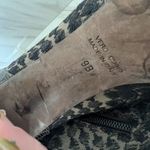 Anthropologie  Tibi Italian Leather Ankle Heels Boots Brown Nude 9 Embroidered Photo 11