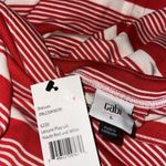 CAbi NWT   Leisure Playsuit #6220  Haute Red White Striped Large Photo 6