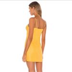 H:ours  Aymara Yellow Bustier cutout mini dress Photo 2