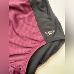 Speedo Women's One Piece Keyhole Racerback Moderate Cut Purple Swimsuit Size S Photo 8