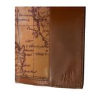 Patricia Nash Brown Map Leather Passport Cover Photo 3