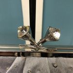 Kate Landry  silver sequin clutch bag 10” x 5” evening‎ bag Photo 2