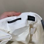 Talbots NWT  GREENWICH WIDE LEG PANTS size 8 Petite high waist full length cream Photo 11