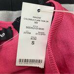 Bebe Pink/Gray/Black Colorblock Fit & Flare Bandage Dress Size S New (Old Stock) Photo 11