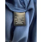 Trixxi  Blue And White Puffy Floral Mini Dress With Off Shoulder Sleeves Photo 6