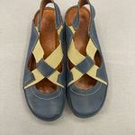 Italian Shoemakers V Italia blue leather shoes size 39/8 Photo 1