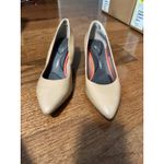 Rockport Women's Beige Patent Leather Kitten‎ Heel Pumps Shoes US 7 Tan Photo 1