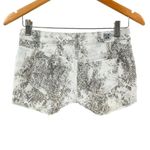 Anthropologie Flipside Floral and Snakeskin Reversible Denim Jean Shabby Chic Cutoff Shorts Photo 6