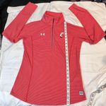 Under Armour  Cincinnati Bearcats‎ Heat Gear Quarter Zip Athletic Pullover Small Photo 7