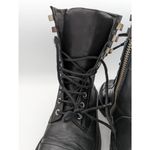 IRO Jaudie black leather combat boots size EU 38 Photo 5