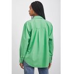 Rails  Kelly Green Oversized Button Down Shirt Photo 2