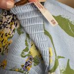 Free People Happy Heart blue floral sundress mini dress size XS H40 Photo 8