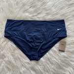 Nike  Swim Plus Size Essential High Waist Banded Bottom Midnight Navy Size 3X Photo 2