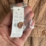 J.Crew  Zip-front cinched corduroy tan dress Photo 7