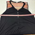 POL ‎ Missoni Style crochet back Top Black Size 2XL Photo 8