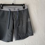 Mission Playground Board Shorts 4 Sun Graphic Swim Trunks Eco Spandex Swim Gray Photo 1