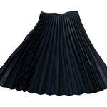 Banana Republic midnight blue pleated skirt Photo 0
