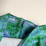 [Isabella Bird] Blue Green Ocean Mandala Boho Print Skort Mini Travel Sz Large L Photo 8