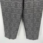 Talbots Pure Silk Dress Pants Size 8 Silver Black Photo 1