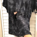 Urban Outfitters Distressed Black Tie Dye Tee Photo 1