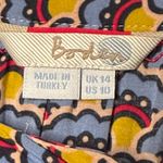 Boden Notch Collar Helena Long Sleeve Blouse Shirt Top in Morning Glory Size 10 Yellow Photo 9