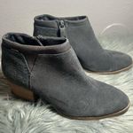 Toms Womens Loren Ankle Boots Grey Suede / Felt Gray Ankle Boots Size 8 Photo 8