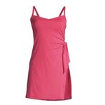 NWT Lands' End Hot Pink‎ One Piece Sweetheart Swim Dress Skirt Swimsuit Size 6 Pink Photo 4