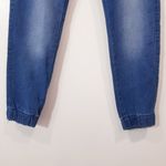 ESMARA Blue Denim Jogger Women size 32 Streetwear Casual Drawstring Pockets Photo 4