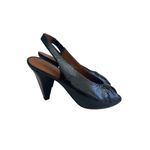 Marc by Marc Jacobs  Black Patent Leather Slingback Heels Size 6.5 / 36.5 Photo 2