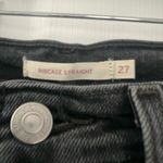Levi's levi’s ribcage straight jeans in black Photo 3