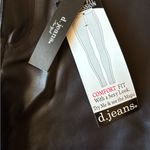 D. Jeans  Dark Faux Leather Pants Photo 1