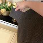 Vince Brown 100% Cashmere Ribbed Cocoon Asymmetrical Sweater Size Medium Photo 2