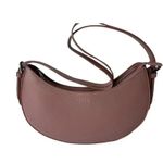 Keyli Crescent Shoulder Bag Waterproof Vegan Leather Crossbody Bags Salmon Pink Photo 2