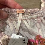 Free People NWT Frankie Floral Tunic Stone Combo Boho Peasant Top – XS Photo 6