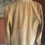 DAVID BROOKS Pig Suede Leather Jacket Women Studded Western Boho Brown S 18 Tan Photo 8