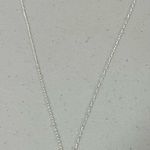 Sterling Silver Diamond Cross Pendant Charm Necklace Choker Jewelry 🩶 Photo 4