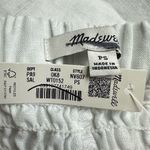 Madewell NWT Women's Salt White Petite Pull-On Barrel Pants 100% Linen S Photo 6